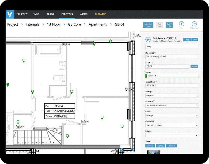 screenshot of Viewpoint Field View